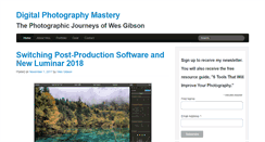 Desktop Screenshot of digitalphotographymastery.com